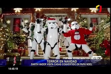 Darth Vader se apodera de la navidad con el poder de la Fuerza