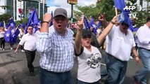 Oficialistas y opositores reclaman resultados en Honduras