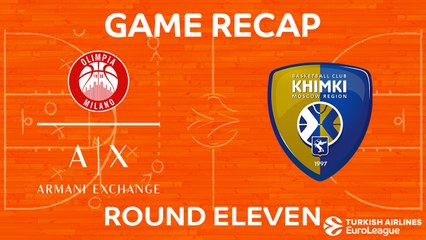 Highlights: AX Armani Exchange Olimpia Milan - Khimki Moscow region