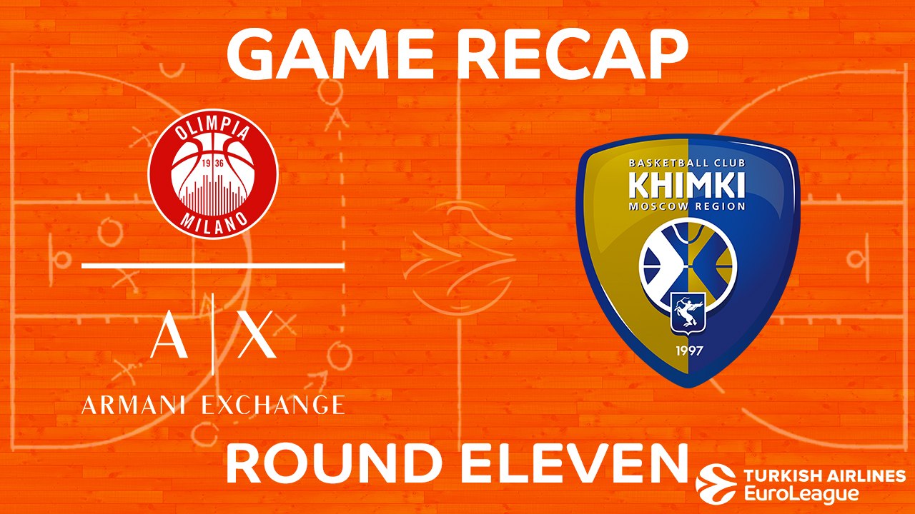 Highlights: AX Armani Exchange Olimpia Milan - Khimki Moscow region