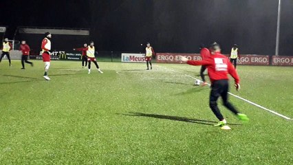 Premier entraînement de Stéphane Demets à Waremme