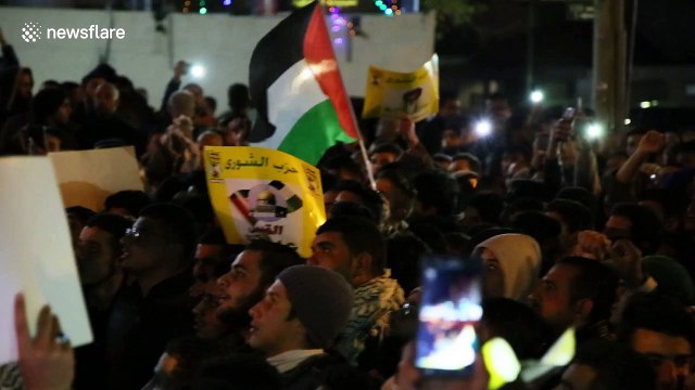 Jordanians call for uprising over Trump's Jerusalem declaration