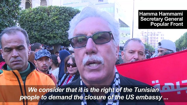 Angry protests staged in Tunisia over Trump Jerusalem move
