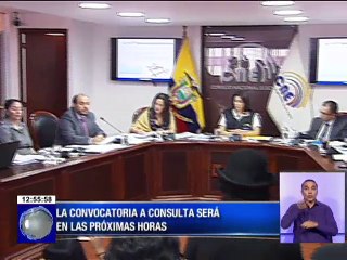 CNE convocará esta noche a la Consulta Popular