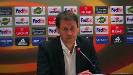 Rudi Garcia après le nul (0-0) face à Salzbourg qui qualifie l'OM pour les 16è de la Ligue Europa