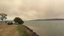 Bushfire Burns Through Thousands of Hectares Near Port Macquarie