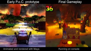 Crash Bandicoot - Early prototype VS final gameplay-Of2oaA6lb3w