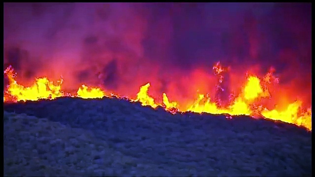 Wind-whipped wildfires continue to blaze across Southern California.