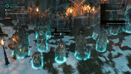 SHADOW OF WAR NO DEATHS FIRST TIME PLAYTHROUGH 175 POST-END SIEGE DEFENDING!