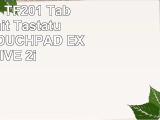 Asus Eee Pad Transformer Prime TF201 Tablethülle mit Tastatur COOPER TOUCHPAD EXECUTIVE