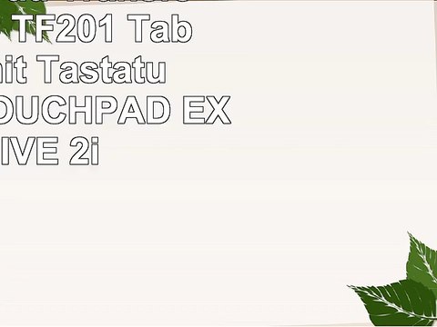 Asus Eee Pad Transformer Prime TF201 Tablethülle mit Tastatur COOPER TOUCHPAD EXECUTIVE