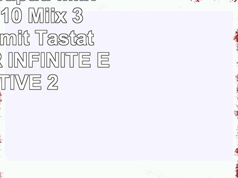 Lenovo Ideapad Miix 10 Miix 2 10 Miix 3 101 Hülle mit Tastatur COOPER INFINITE EXECUTIVE