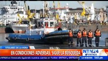 A pesar de condiciones climáticas adversas, varios buques continúan búsqueda del submarino ARA San Juan