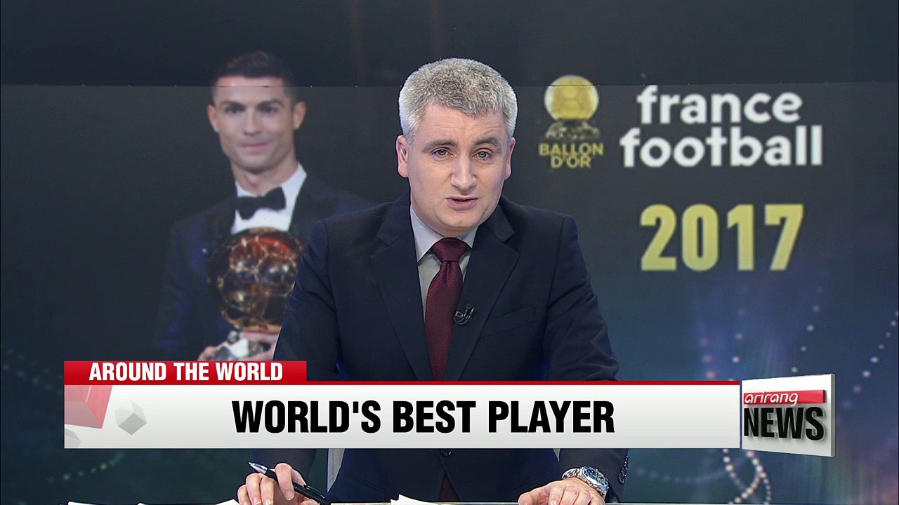 Cristiano Ronaldo wins fifth Ballon d'Or, bringing him level with Messi