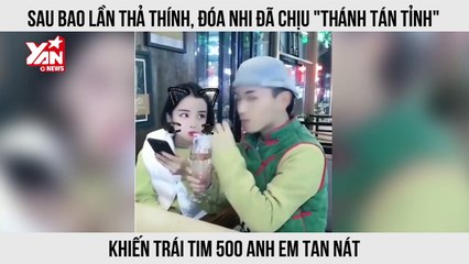 Sau bao lần thả thính, Đóa Nhi đã chịu "thánh tán tỉnh" khiến trái tim 500 anh em tan nát