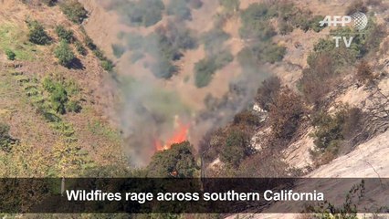 Wildfires scorch homes of the rich and famous in Los Angeles