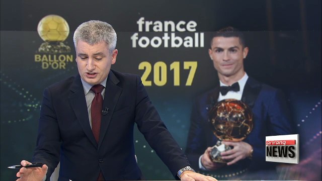 Cristiano Ronaldo wins fifth Ballon d'Or, bringing him level with Messi