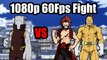 [60ᶠᵖˢ] Team Sato and Kirishima vs Cementoss  - Boku no Hero Academia