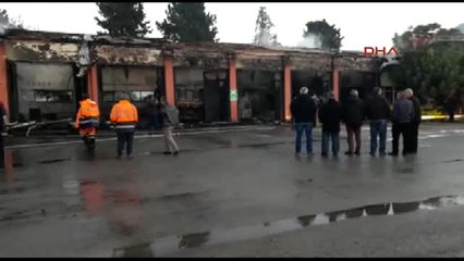 Adana - Kozan'da Karayolları Binasında Yangın