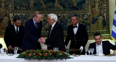 Erdoğan ve Pavlopoulos Arasındaki Gerginlik Akşam Yemeğinde Son Buldu