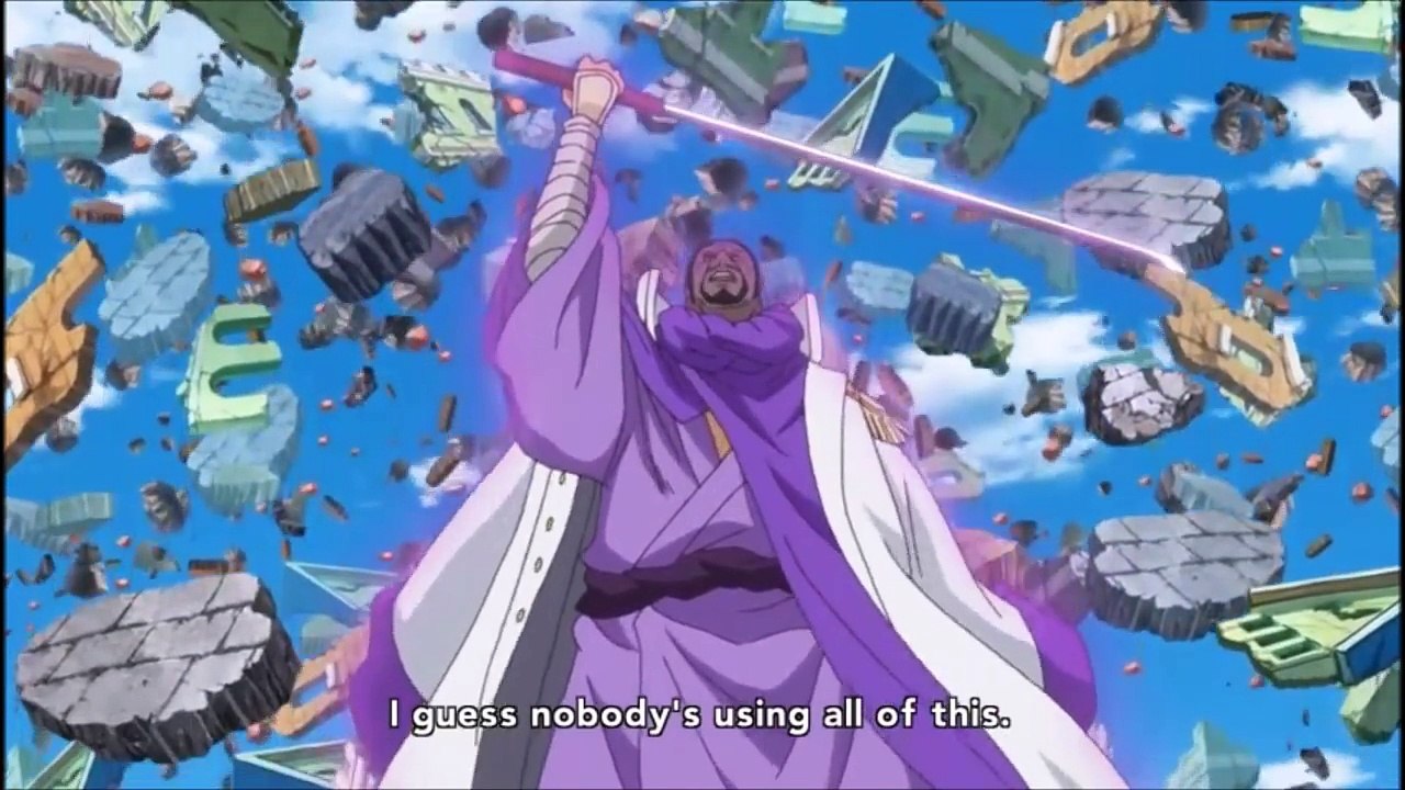 Fujitora Lifts The Entirety of Dressrosa - One Piece 743 ENG SUB-xH0WYYKxslo