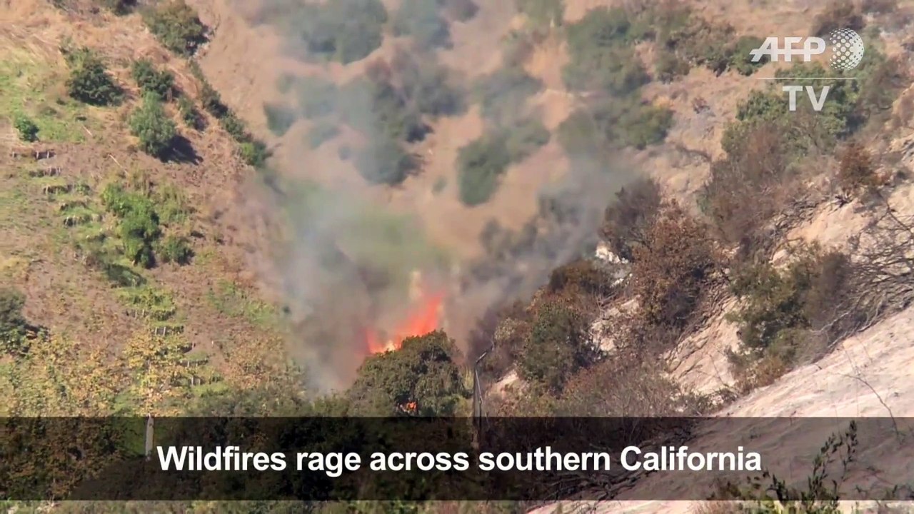 Wildfires scorch homes of the rich and famous in Los Angeles
