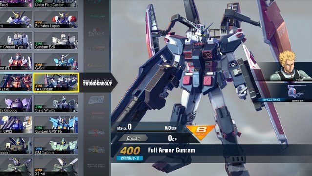 Gundam Versus Combo Guide - Full Armor Gundam