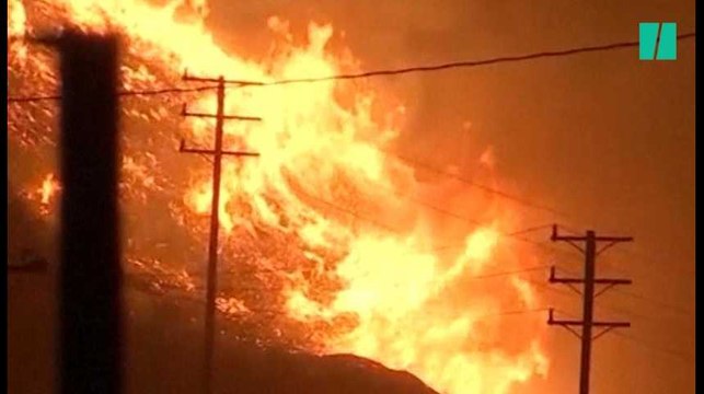 Les incendies en Californie désormais attisés par des vents de la force d'un ouragan