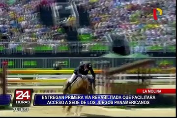 La Molina: entregan primera vía rehabilitada previa a los Juegos Panamericanos