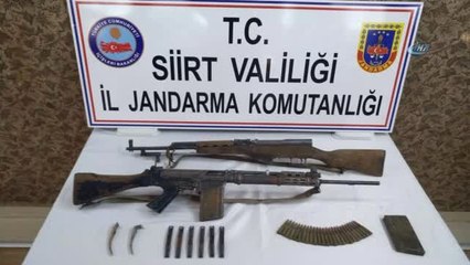 Siirt'te Rusya ve Belçika Menşeli Silahlar Ele Geçirildi