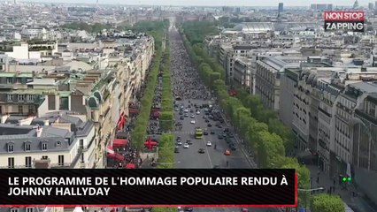 Johnny Hallyday mort : Le programme complet de l'hommage populaire (Vidéo)