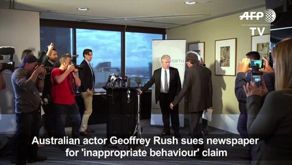 Rush sues Australian paper for 'inappropriate behaviour' claim
