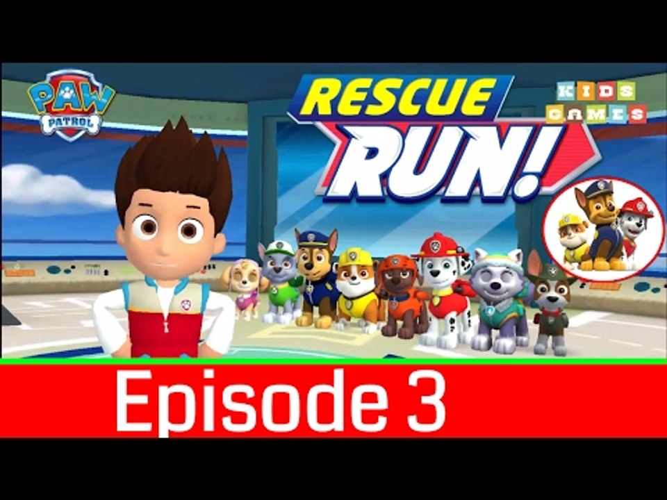 Nickelodeon Games to play online 2017 ♫Paw Patrol Rescue Run 2017 Part 3♫ Kids Games