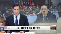 S. Korea's defense leaders on alert for any provocations by N. Korea