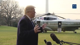 President Trump Delivers a Statement Upon Departure