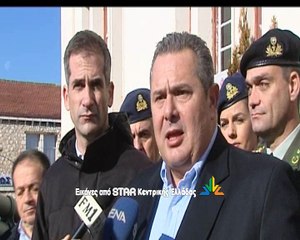 Ο Πάνος Καμένος στο ΚΕΥΠ Δεν κλείνουν τα στρατόπεδα