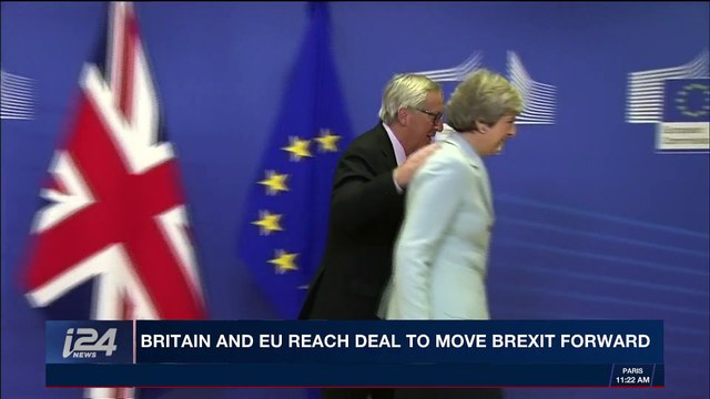 i24NEWS DESK | Britain and EU reach deal to move Brexit forward | Friday, December 8th 2017