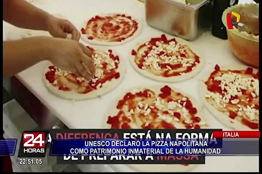 Unesco declara la pizza napolitana como Patrimonio Inmaterial de la Humanidad