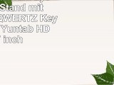 Navitech Schwarz bycast Leder Stand mit deutschem QWERTZ Keyboard mit Yuntab HD IPS 7