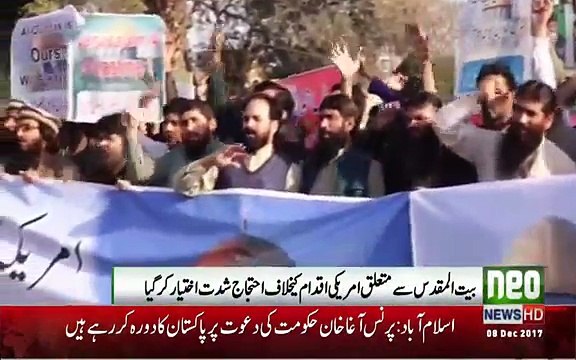 Country-wide protests today over Trump's Jerusalem move...