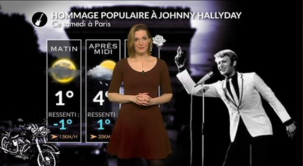 Hommage à Johnny Hallyday : le bulletin météo pour Paris