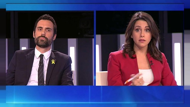 Independentistas y no independentistas cruzan acusaciones en el primer debate del 21D
