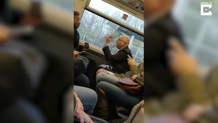 Woman Brands Man A “White Idiot” During Explosive Train Row