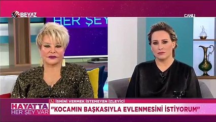 Kadın izleyicinin kocası için isteğini duyunca ağzı açık kaldı