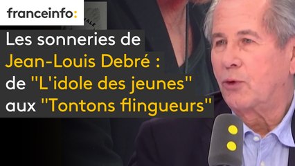 Quand le téléphone de Jean-Louis Debré sonne, cela peut aussi bien être "L"idole des jeunes" que "L'Internationale"