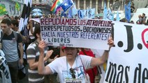 Manifestaciones en Buenos Aires en apoyo a Cristina Kirchner
