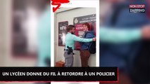 Surpris avec du cannabis, un lycéen donne du fil à retordre à un policier (Vidéo)