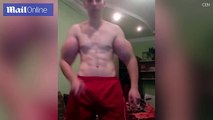 Russian body-builder faces having limbs amputated
