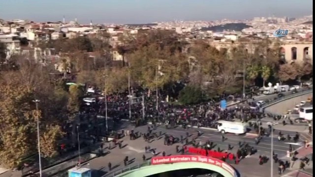 Saraçhane'de Kudüs İçin Toplanan Binlerce Kişi Havadan Görüntülendi