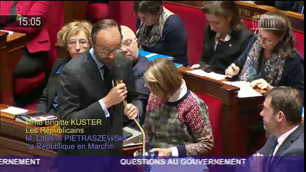 Hommage de Brigitte KUSTER (LR) lors de la séance des QAG